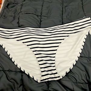 Aerie strip swim suit bottom